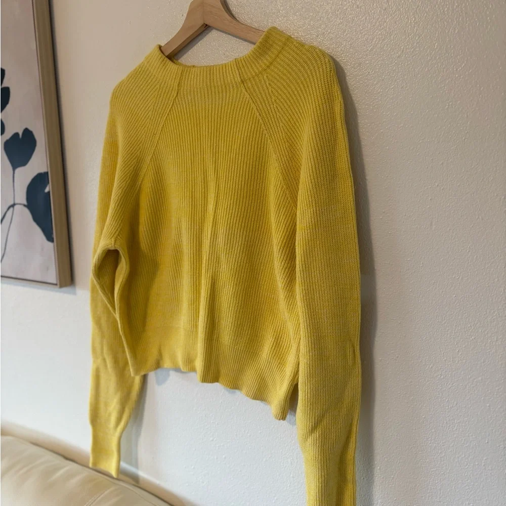 Free People Bright Yellow Turtleneck Sweater - Picture 5 of 11